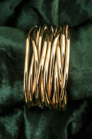 Salma gold statement cuff - Umutoni - Handmade with love in Kenya