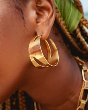 UMUTONI - Bahari earrings medium - Handmade in Kenya