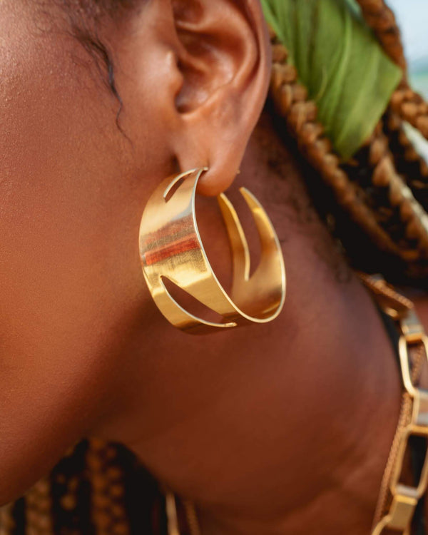 UMUTONI - Bahari earrings medium - Handmade in Kenya