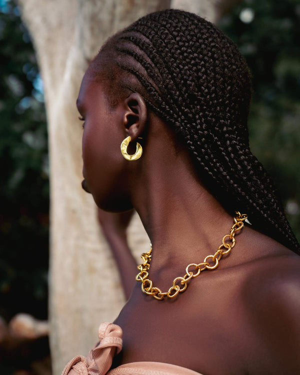 Zalika earrings small - Handmade in Kenya Success A